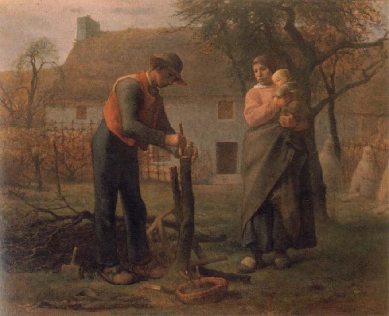 Jean Francois Millet Peasant Grafting a Tree oil painting picture